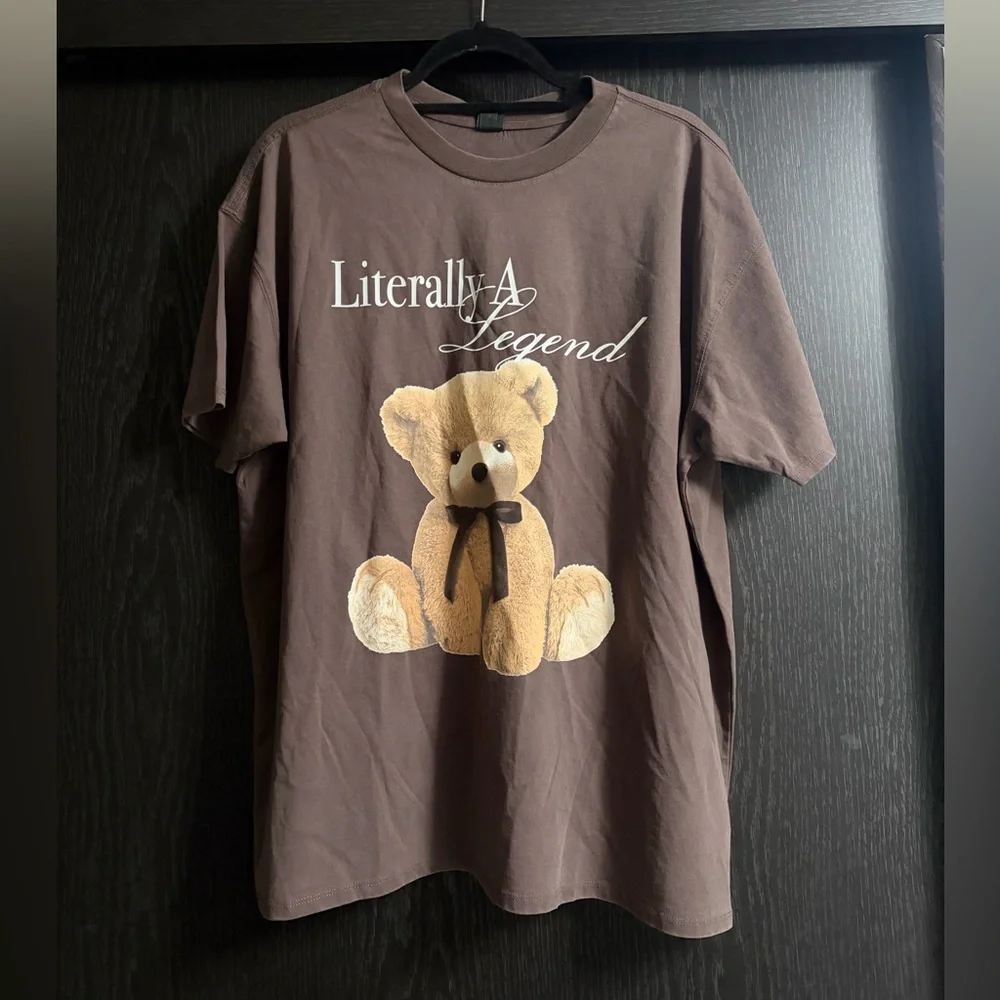 Wild Fable Brown Tee with Graphic Print - Picture 9 of 12